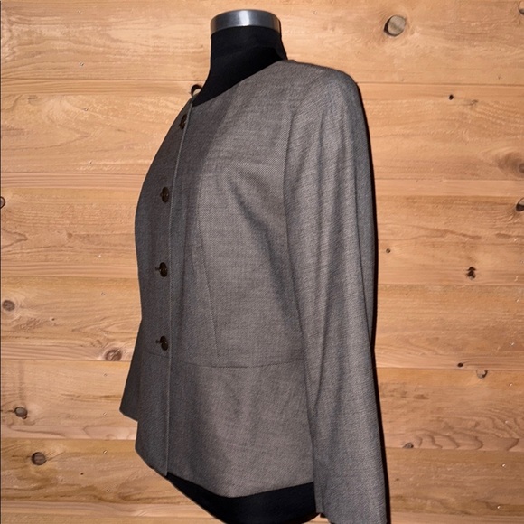 Talbots Brown / tan Blazer Tailored Suit Jacket XL see measurements no size tag - Picture 4 of 16